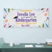 Doodle Kindergarten Afstudeerfeest Spandoek (Beurs)
