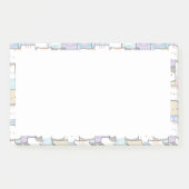 Doodle Kitten Faces Pattern Post-it® Notes (Voorkant)