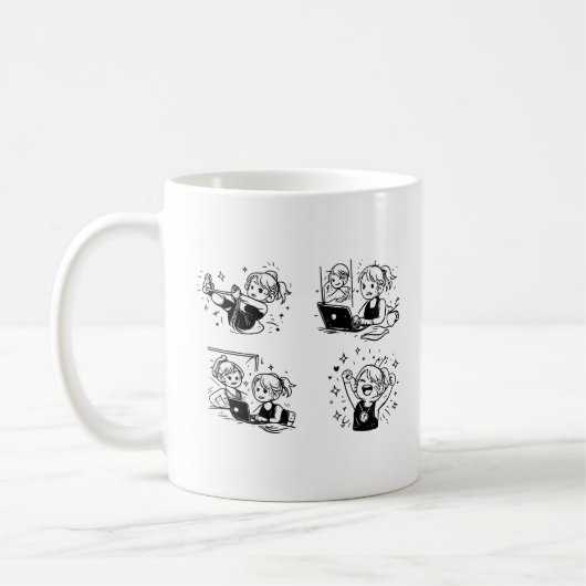 Doodle  koffiemok (Links)