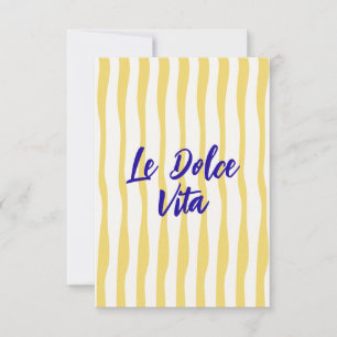 Doodle la Dolce Vita zomer wenskaart Kaart