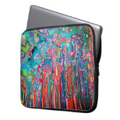 Doodle Laptop Sleeve (Voorkant Links)