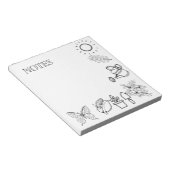 Doodle-laptopblok Notitieblok (Schuin)