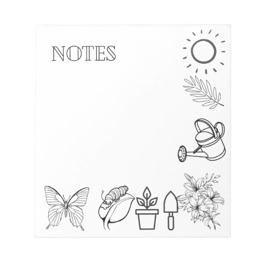 Doodle-laptopblok Notitieblok (Voorkant)
