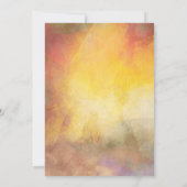 Doodle Leaves en Berries Thanksgiving Diner Kaart (Achterkant)