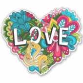 Doodle Liefde Stickers (Voorkant)