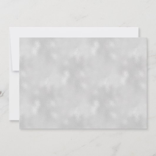 Doodle lijst zwangerschaps- aankondigingskaart (Achterkant)