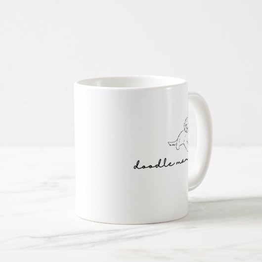Doodle Mama Café Mug (Devant droit)