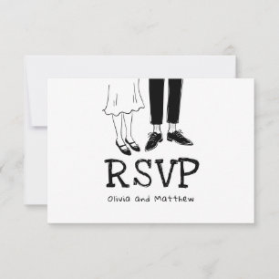 Doodle Mariage Moderne Réponse Amusant Mariée &