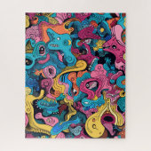 Doodle Mash Jigsaw Puzzel (Verticaal)