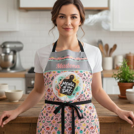 Doodle Menu of the Day Cutting Board Schort