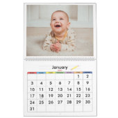Doodle mignon & Friendly Baby Wall Calendrier 2024 (Jan 2027)
