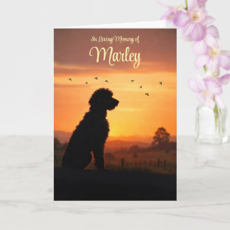 Doodle Mix Lab Gouden Sympathie Hond Naam Kaart