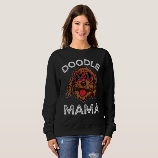 Doodle Mom Labradoodle Dog For Mother s Day Trui (Voorkant volledig)