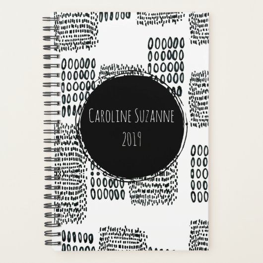 Doodle noir et blanc (Devant)