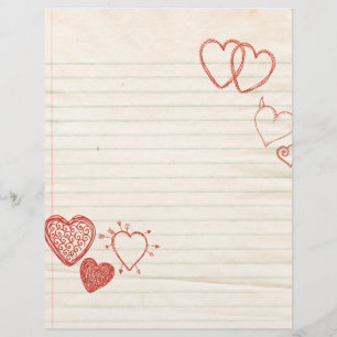 Doodle Notitieblok liefdesbrief