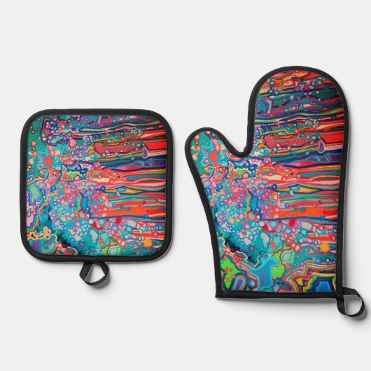 Doodle Ovenwant & Pannenlap Set (Voorkant)