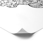 Doodle Owl 2 Poster (Hoek)