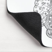 Doodle Owl Muismat (Hoek)