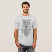 Doodle Owl T-shirt (Voorkant volledig)