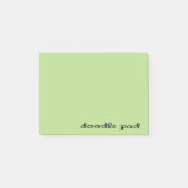 Doodle Pad Green Post-it® Notes (Voorkant)