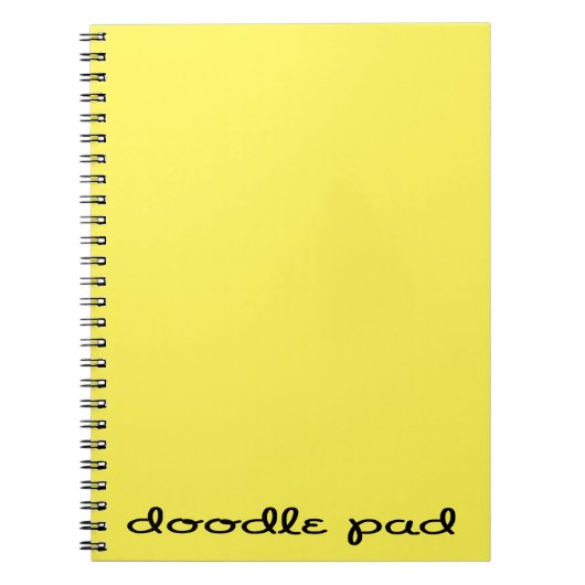 Doodle Pad Yellow Notitieboek (Voorkant)