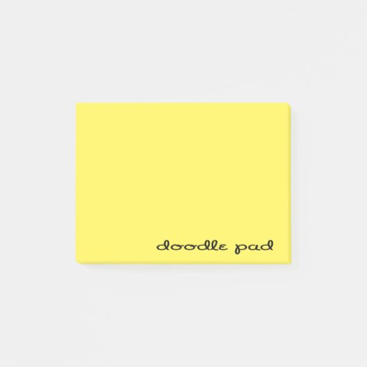 Doodle Pad Yellow Post-it® Notes (Voorkant)