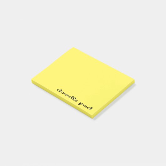 Doodle Pad Yellow Post-it® Notes (Schuin)