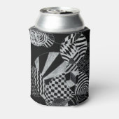 Doodle Pattern Koelbox Blikjeskoeler (Blikje Achterkant)