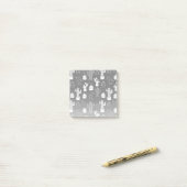 Doodle Pattern voor zwarte en witte cactus Post-it® Notes (Op bureau)