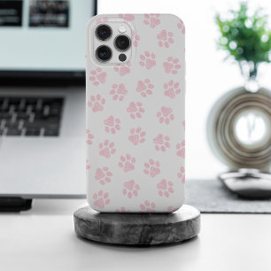Doodle Paws, Dog Paws, Baby Pink Paws iPhone 15 Pro Max Hoesje