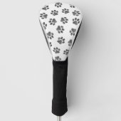 Doodle Paws, Dog Paws, Black Paws Golfheadcover (Voorkant)