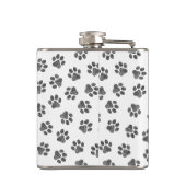 Doodle Paws, Dog Paws, Black Paws Heupfles (Achterkant)