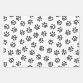 Doodle Paws, Dog Paws, Black Paws Inpakpapier Vel (Voorkant)