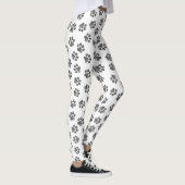 Doodle Paws, Dog Paws, Black Paws Leggings (Rechts)