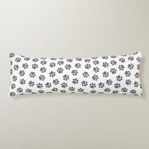 Doodle Paws, Dog Paws, Black Paws Lichaamskussen