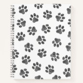 Doodle Paws, Dog Paws, Black Paws Notitieboek (Voorkant)