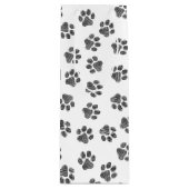 Doodle Paws, Dog Paws, Black Paws Wijn Cadeautas (Voorkant)