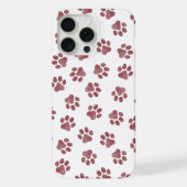 Doodle Paws, Dog Paws, Bourgogne Paws iPhone Hoesje (Achterkant)