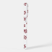 Doodle Paws, Dog Paws, Bourgogne Paws iPhone Hoesje (Rechterkant)