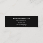 Doodle Paws, Dog Paws, Cat Paws, Black Paws Mini Visitekaartje (Voorkant)