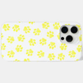 Doodle Paws, Dog Paws, Gele Paws Case-Mate iPhone Case (Achterkant (horizontaal))