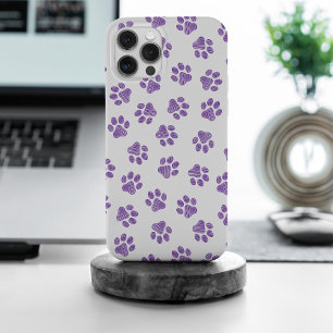 Doodle Paws, Dog Paws, Paarse Paws iPhone 15 Pro Max Hoesje