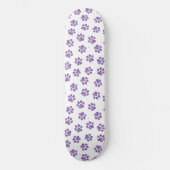 Doodle Paws, Dog Paws, Paarse Paws Skateboard (Voorkant)