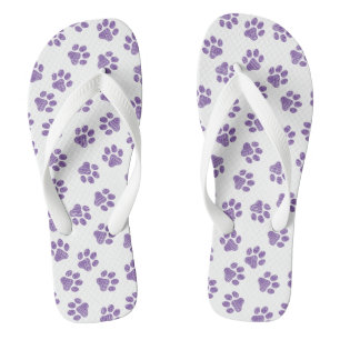 Doodle Paws, Dog Paws, Paarse Paws Teenslippers