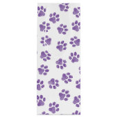 Doodle Paws, Dog Paws, Paarse Paws Wijn Cadeautas (Achterkant)