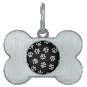 Doodle Paws, Dog Paws, White Paws Huisdieren Naamplaatje