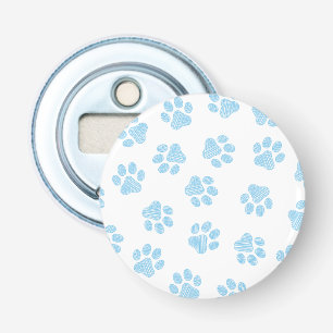 Doodle Paws, Hondenpoten, Baby Blue Paws Button Flesopener