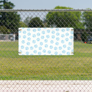 Doodle Paws, Hondenpoten, Baby Blue Paws Spandoek