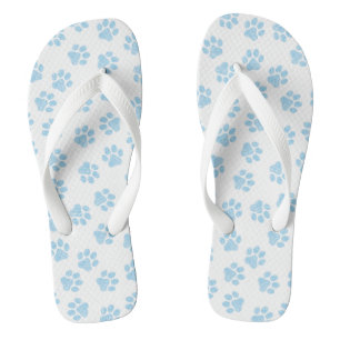 Doodle Paws, Hondenpoten, Baby Blue Paws Teenslippers