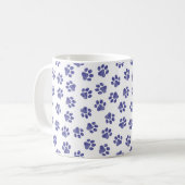 Doodle Paws, Hondenpoten, Navy Blue Paws Koffiemok (Voorkant links)